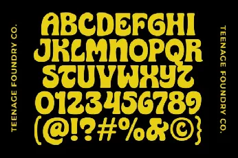 Teenage Delight font