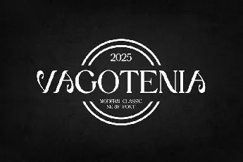 Vagotenia font