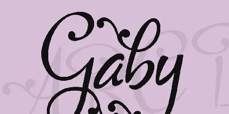 Gaby font