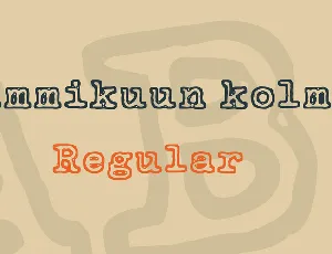 Tammikuun kolmas font