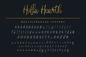 Holla Hearth Demo font