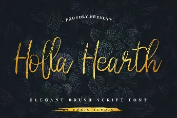 Holla Hearth Demo font