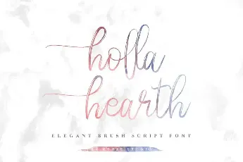 Holla Hearth Demo font