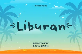 Liburan Demo font