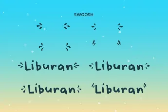 Liburan Demo font