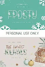 Frosty font