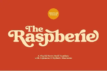 Raspberie font