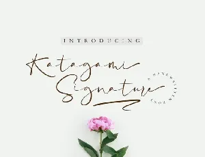 Katagami font