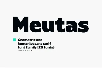 Meutas Family font