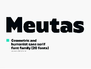 Meutas Family font