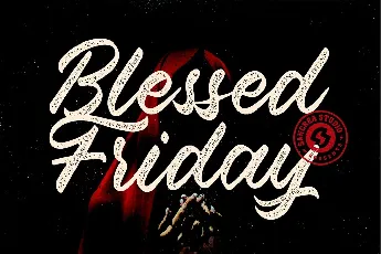 Blessed Friday Script font