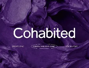 Cohabited Family font