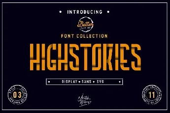 Highstories Family Free font