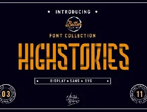 Highstories Family Free font