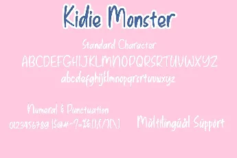 Kidie Monster font