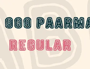 19 000 paarmaa font