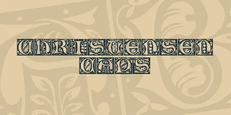 Christensen Caps font