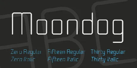 Moondog font