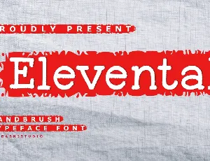 Elevental font