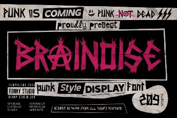 Brainoise font