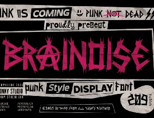 Brainoise font