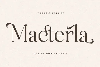 Macterla font