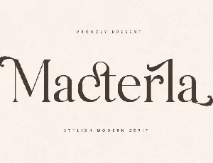 Macterla font