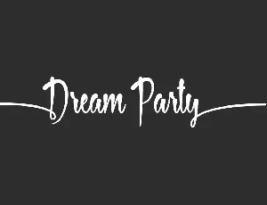 Dream Party font