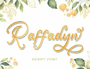 Raffadyn font