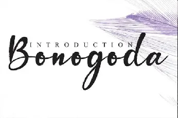 Bonogoda Brush font