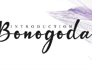 Bonogoda Brush font