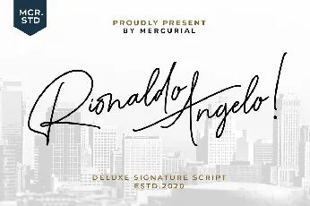 Rionaldo Angelo font