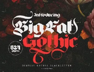 Bigfat Gothic font