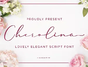 Cherolina Lovely Elegant Script font