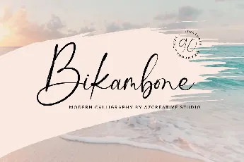 Bikambone font