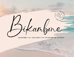 Bikambone font