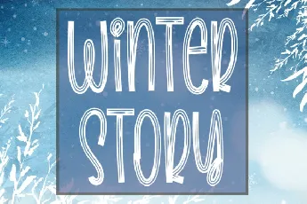 Winter Story Display font