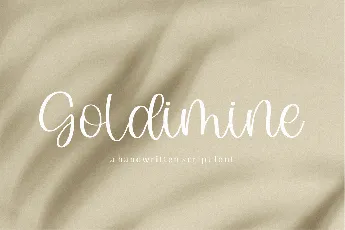 Goldimine font