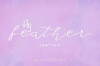 Fly Featherdemo font