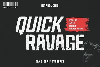 Quick Ravage font