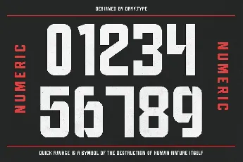 Quick Ravage font