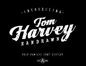 Tom Harvey Display font