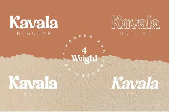 Kavala font