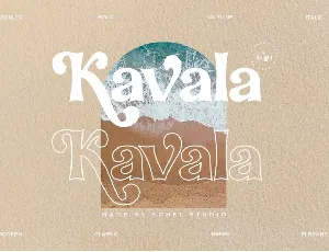 Kavala font