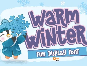 Warm Winter font