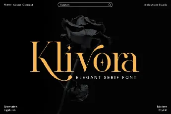 Klivora font