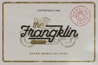 Franklin Monoline Script font