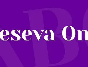 Yeseva One font