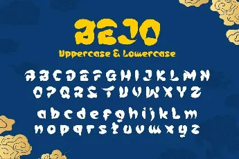 BEJO font