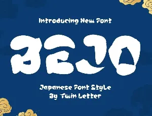 BEJO font